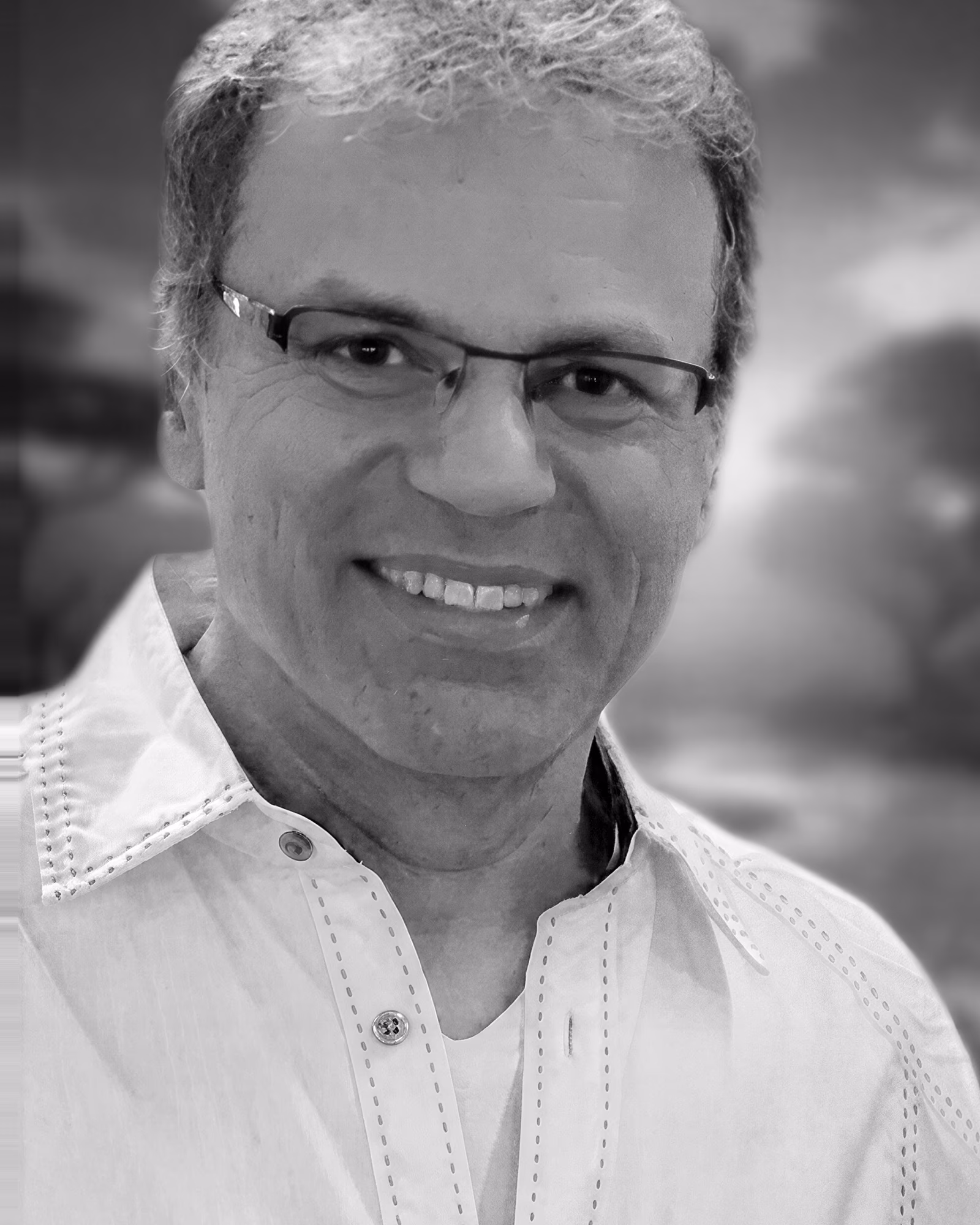 Black and white portrait of Jacob Max Nasim